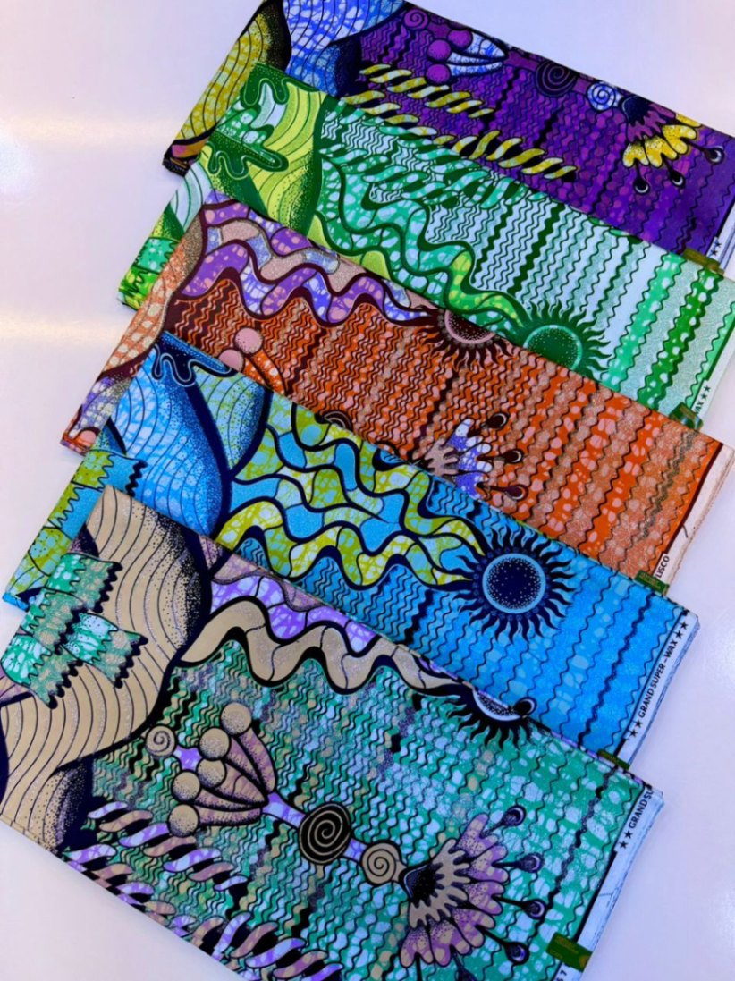 Vlisco granf glitter