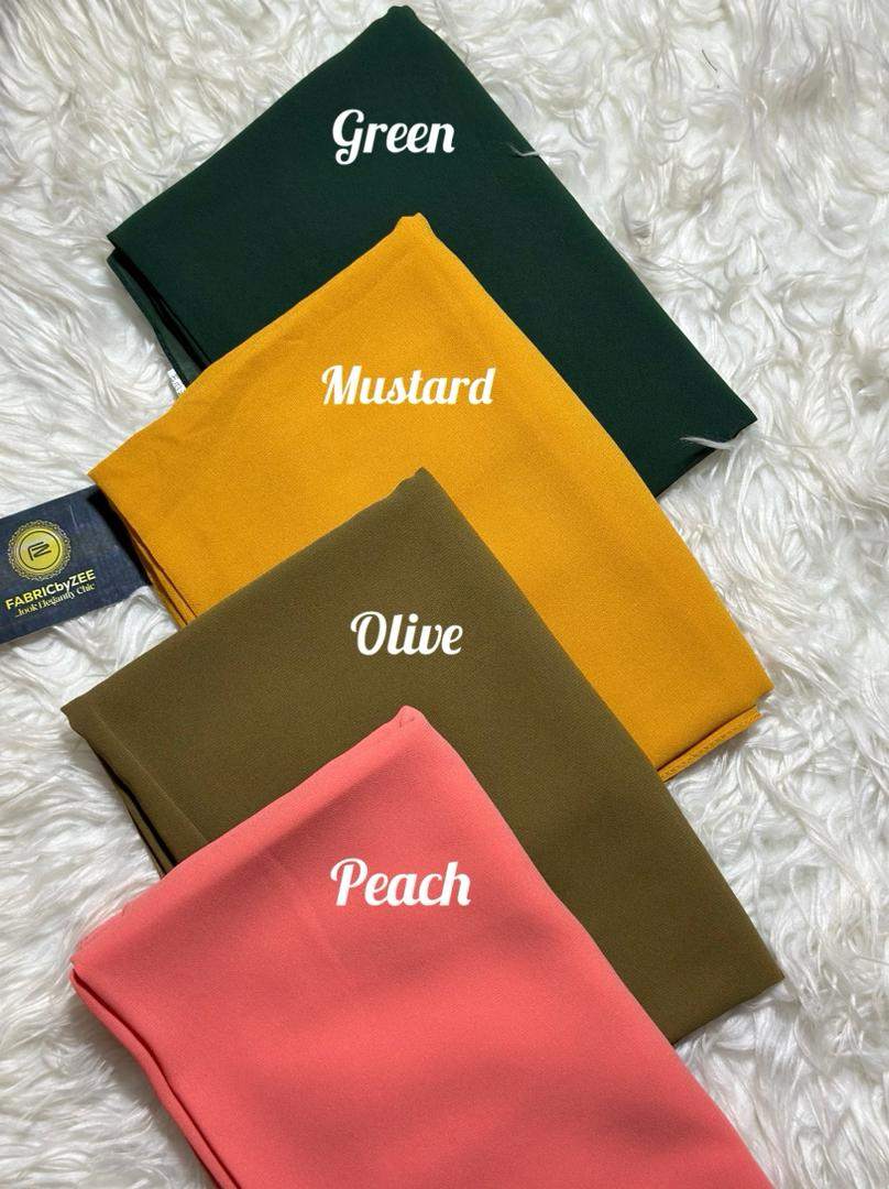 Plain chiffon veil - Medium size